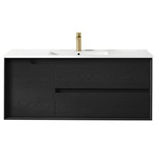 Byron 1200mm Wall Hung Single Vanity with Ceramic Countertop